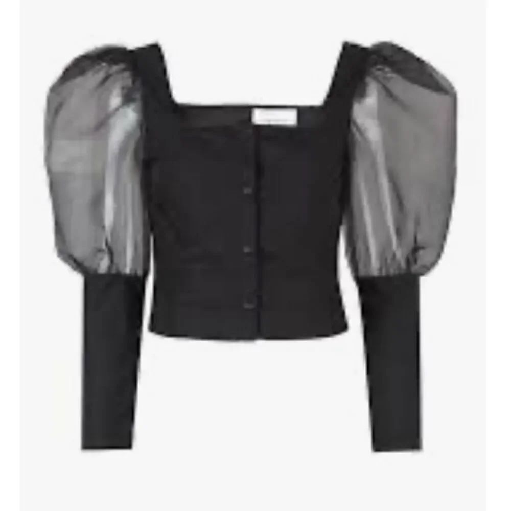 The Shirt by Rochelle Behrens The Chloe Top in Black NWT Size Small
